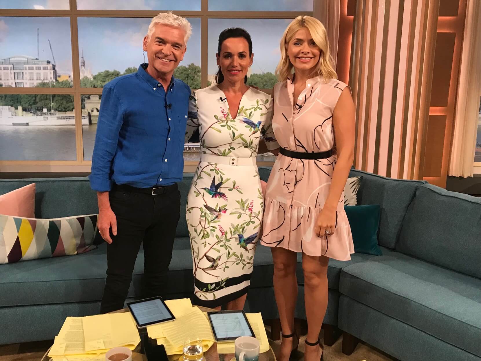 Amanda McAlister with Phil and Holly on Good Morning Britain on ITV