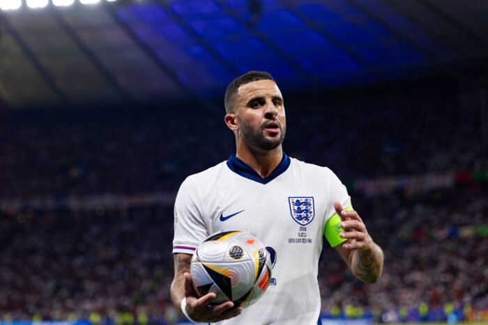 Kyle Walker Holding Ball